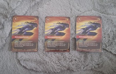 Riftbound League of Legends TCG Relentless Pursuit x3 Spiritforged NM English
