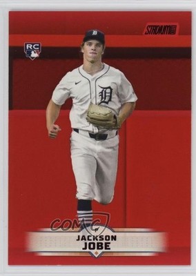 2025 Topps Stadium Club Red Foil Jackson Jobe #50 Rookie RC c5s