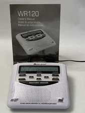 Midland WR120 NOAA Emergency Weather Alert Radio w/ Alarm Clock Adapter Manual