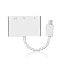 USB-C Type C SD/TF Card Reader   Fast  Convenient Data Transfer