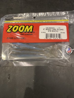 Zoom 4  Boot Tail Fluke 10pkg G s Magic