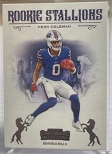 2024 Panini Contenders Rookie Stallions Keon Coleman #19 RC Bills Insert