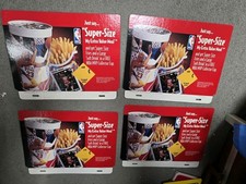 1994 McDonald's michael jordan supersize cup cardboard register topper