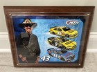 Richard Petty Signed 11" x 8.5" Petty Motorsports Promo Card Photo Nascar Framed