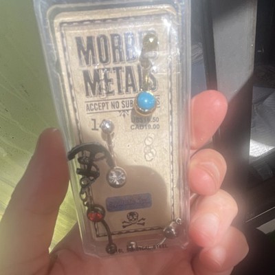 Morbid Metals Surgical Steel Belly Button Rings Set 
