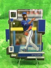 Otto Lopez RC - 2022 Panini Chronicles Clearly Donruss #14 Toronto Blue Jays