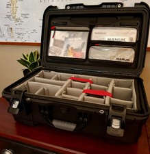 Nanuk 935 Pro Hard Case   Black, Padded Dividers  Lid Organizer, MINT 