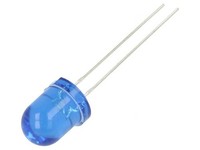 2X OSB58133A-VV LED Blau 8Mm 2500Mcd 30° Front: GewöLbt 3-15VDC Anz. Ausg: 2 OPT