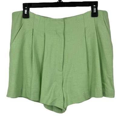 Veronica Beard shorts Gables high waist pleated twill size 12
