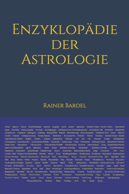Bardel - Enzyklopdie der Astrologie - New paperback or softback - X555z