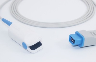 10pcs/Lot Nihon Kohden Spo2 Sensor Adult Finger Clip Probe 9feet 14pin
