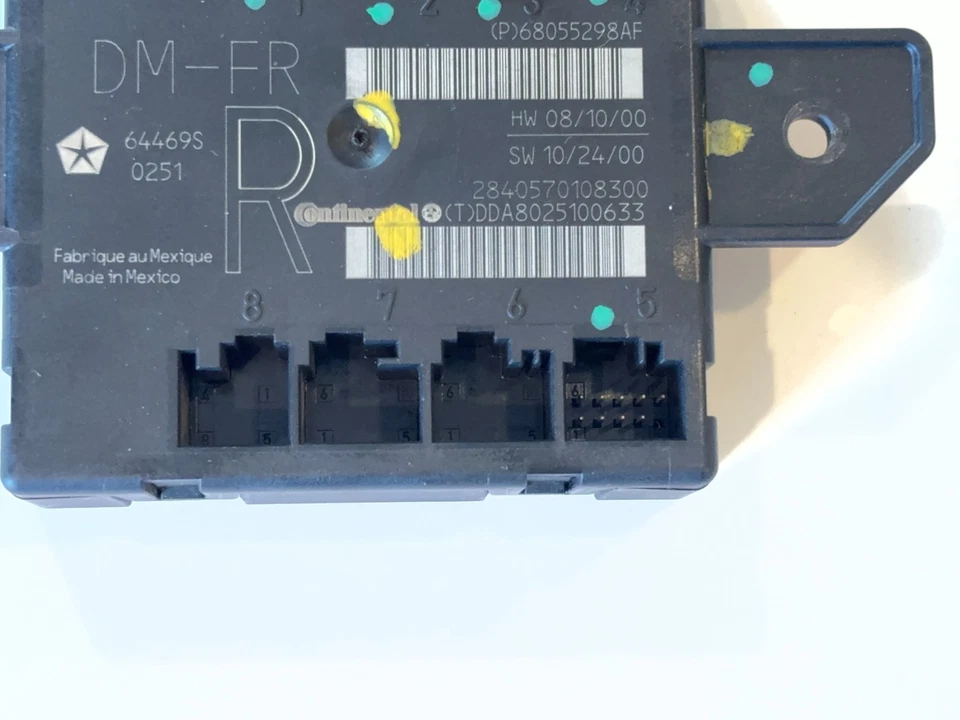 Passenger Side Door Module, 2010-2012 Ram 1500 2500 3500, 68055298AC RH - Image 3 of 4