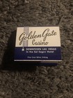 Vtg 1950’s EARLY Golden Gate Casino Matchbooks Vegas Sal Sagev Hotel — photo 1
