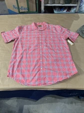 The Foundry Supply Co Mens Shirt Size XLT Multicolor Button Up Short Sleeve