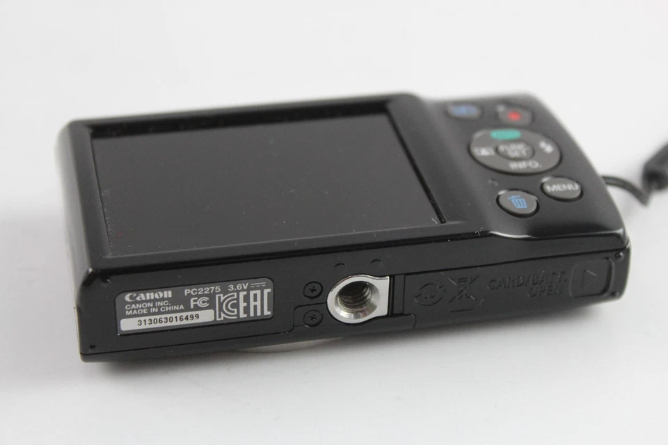 Canon IXUS 177 Digital Compact Camera Working w/ Canon 8x Optical Zoom - Image 4 of 4