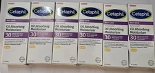 6 X CETAPHIL Oily Skin DERMA CONTROL OIL ABSORBING MOISTURIZER 4 FL OZ/ea SPF 30