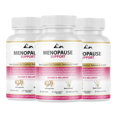 Menopause Support for Women Daily Wellness Comfort Formula 90 Caps - 3 Bottles
