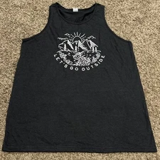 Goex Brand Men’s L Black Tank Top “lets Go Outside” A34