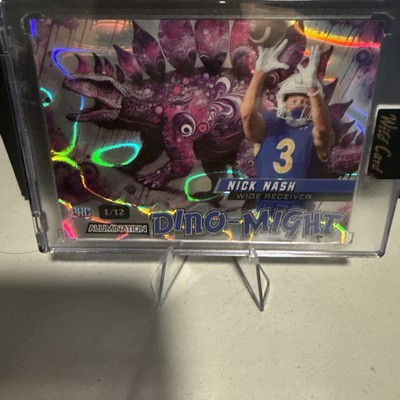 2024 Wild Card Dino-Might Nick Nash #DMSTG1-NN Lava Foilboard 2/12