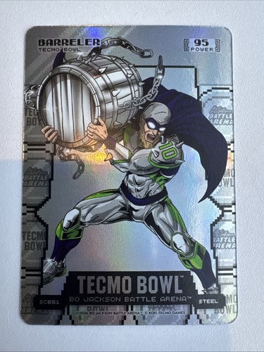 Barreler Bo Jackson Battle Arena Tecmo Bowl SC651 Silver Coin Flip