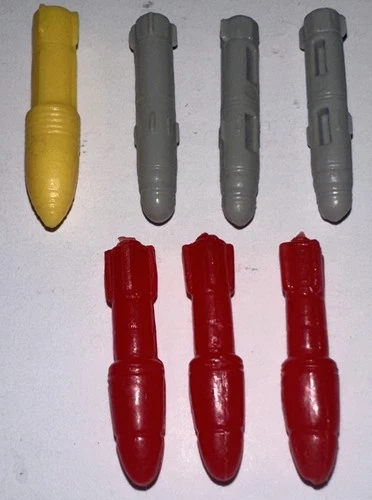 Lot Of 9 Mix Match Vintage G.I. Joe Missiles