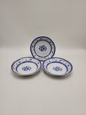 Arabia of Finland ''Finn Flower Blue'' 5 Inch Fruit Bowl-Set of 3
