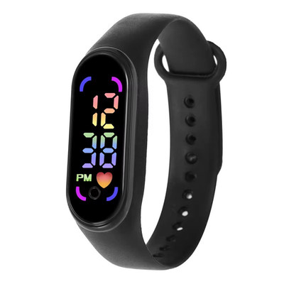 LED Armbanduhr Digital Sport Silikon Armband Kinder Teen Mädchen Jungen Kinder Geschenk