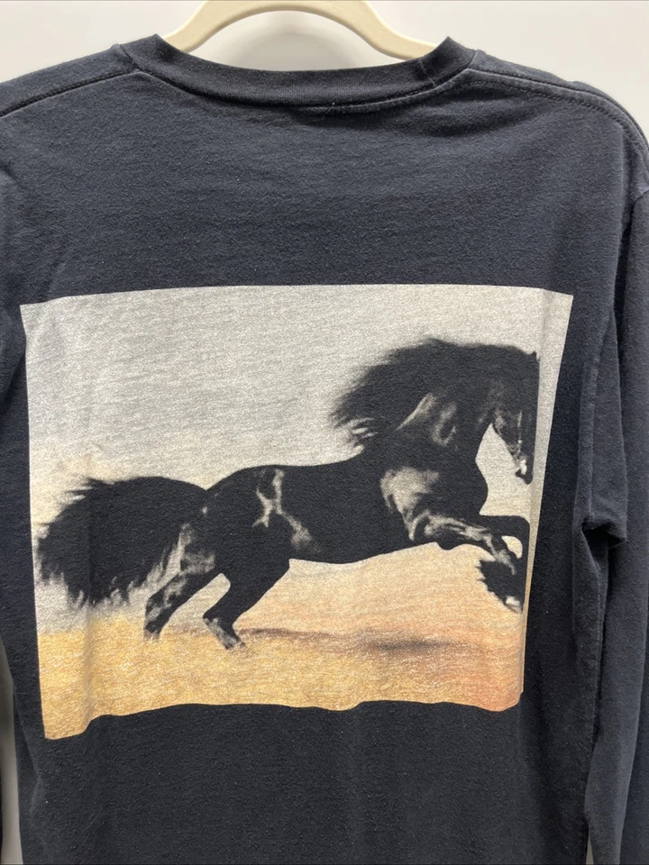 Camiseta FW14 Supreme Stalion Manga Larga L/S Negra Talla Grande Se Ajusta a M Etiqueta De Colección Mis Foto 2 de 4