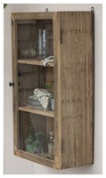 Wandschrank HäNgeschrank Wandregal Holz GlastüR 50X90Cm Unika Ib Laursen 2139-00