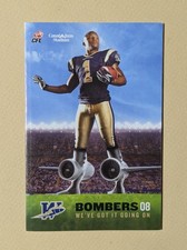 2008 Winnipeg Blue Bombers Football Pocket Schedule CFL 🏈🏈🇨🇦