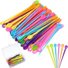 180 Hair Curling Roller Picks - Plastic Styling Accessories in 6 Colors