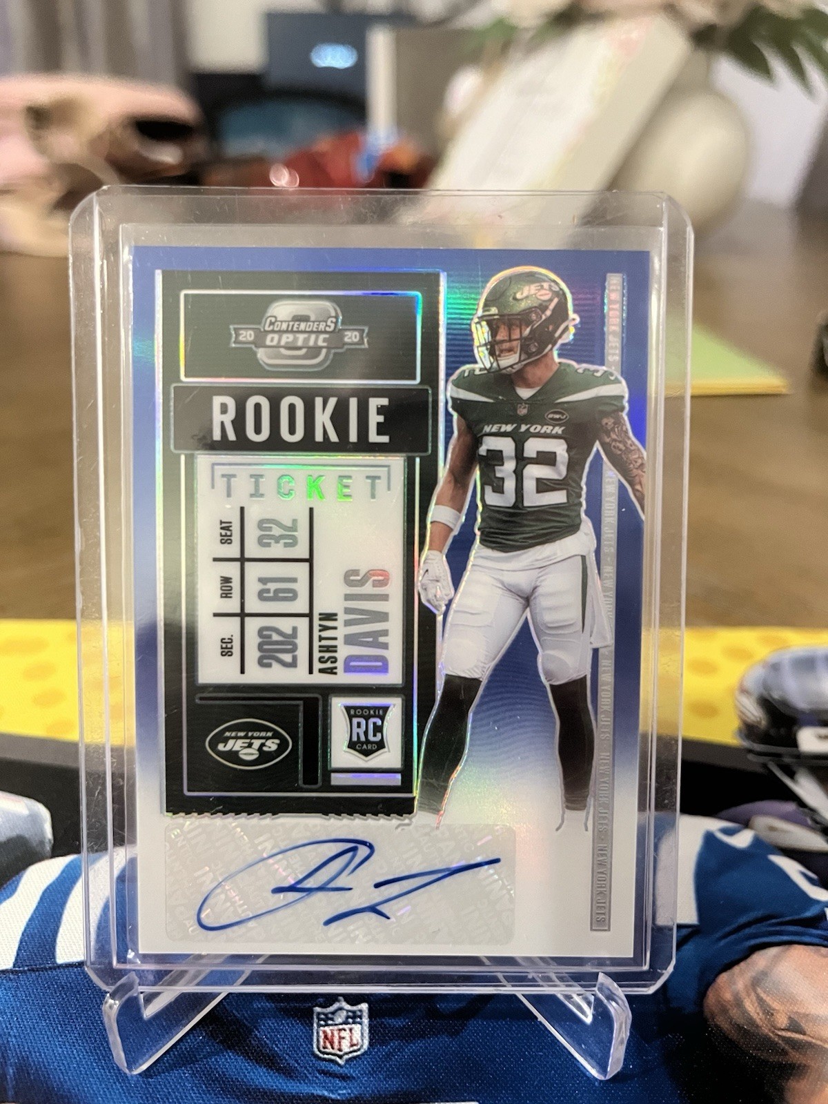 Ashtyn Davis Panini Contenders Optic #179 Autograph-Blue