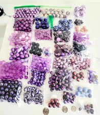 Purple Round Beads