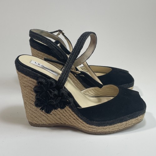 L.K bennett WEDGE HEELS Size 10 - Picture 3 of 7