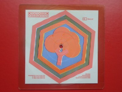 Savage Progress Burning Bush 7''PD 10 TENST7 EX 1984 square 7'' picture disc in...