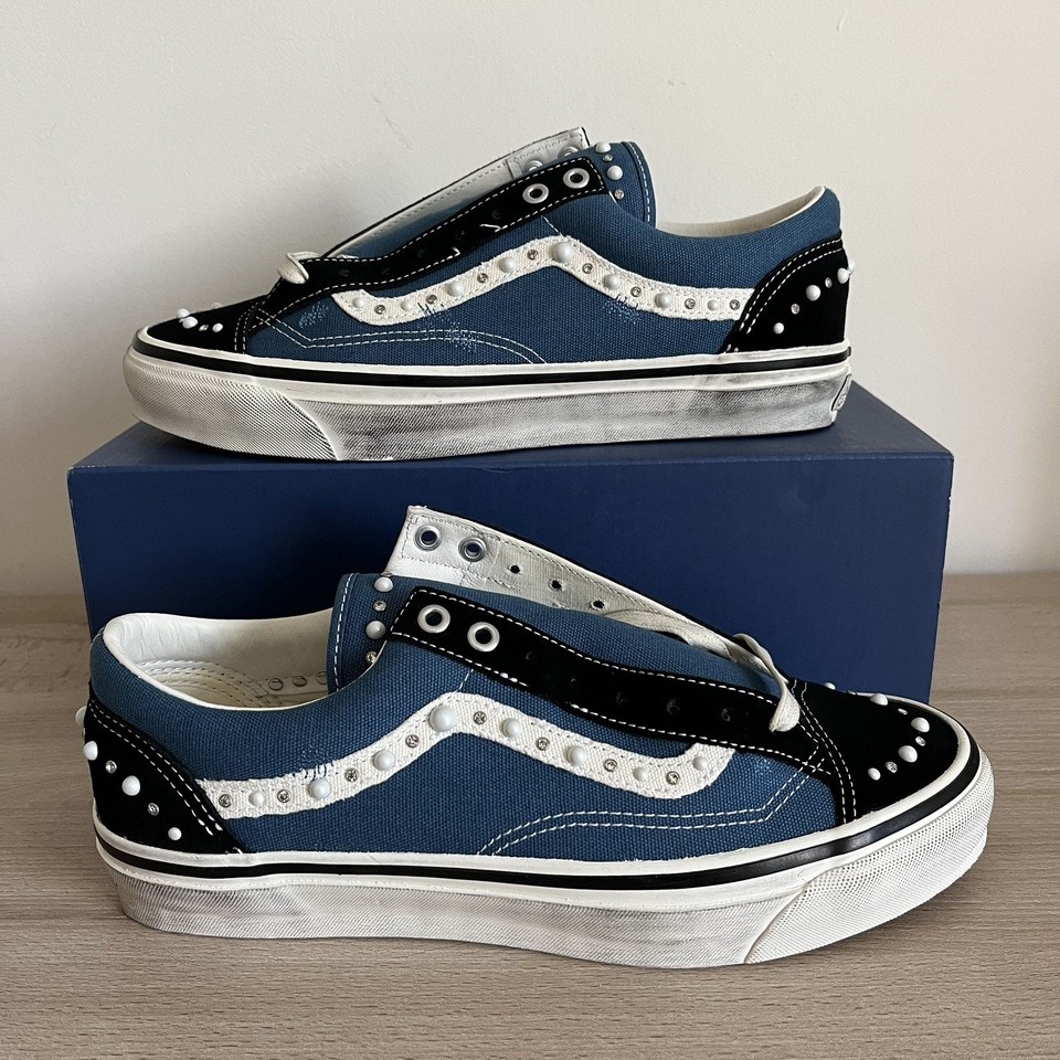 Vans LX Old Skool Pearlized Pack in Black Navy – Scarpe da uomo