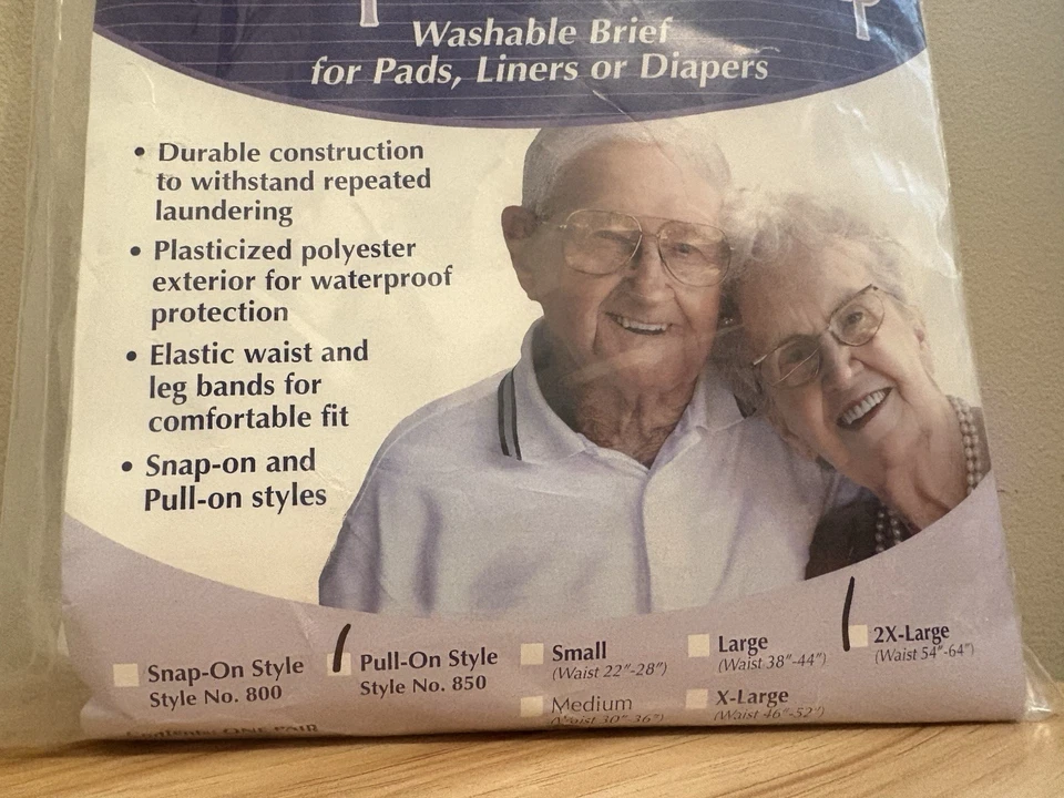 SALK Sani-Pant One Pc Impermeable A Prueba de Humedad Pull-on Cubre 850XXL 2x-grande Foto 4 de 4