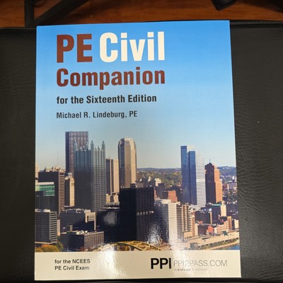 PPI PE Civil Companion for the Sixteenth Edition - a Supportive Resource...