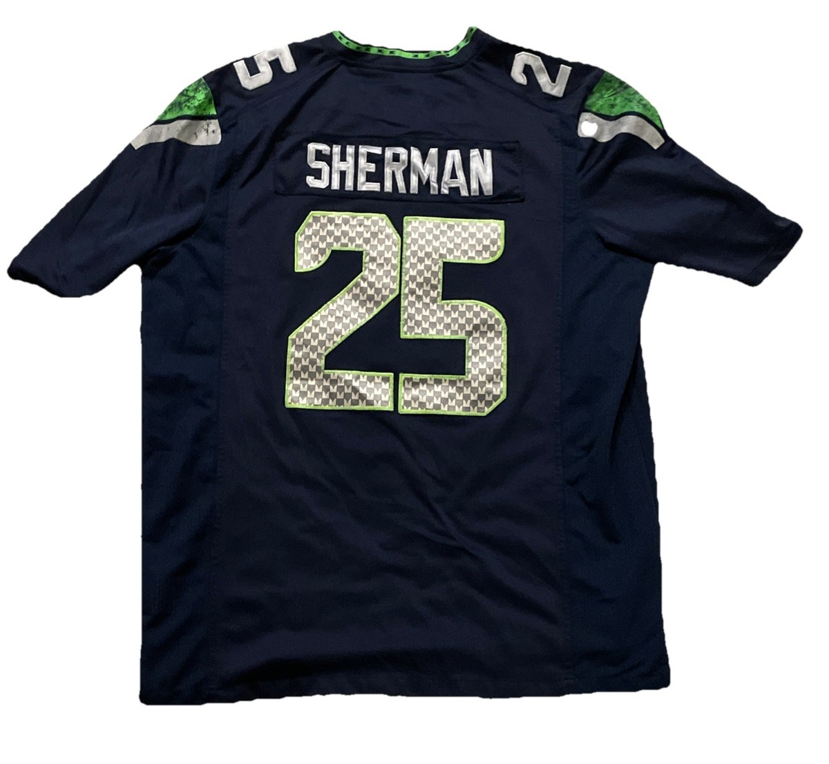 Nike NFL Richard Sherman #25 Seattle Seahawks Jersey Men's L *See
