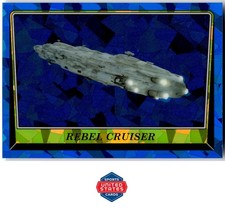 2023 Topps Chrome Sapphire Edition Star Wars: 216 Rebel Cruiser Blue
