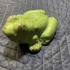 BOUCHON DE PORTE GRENOUILLE VINTAGE ORIGINAL AVEC PEINTURE ET PATINE D'ORIGINE MADE IN USA