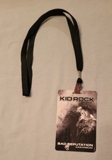 Kid Rock 2025 Bad Reputation Tour Pass Lanyard * Album Download Code *