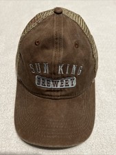 Sun King Brewery Hat SnapBack Cap Brown Embro...