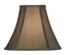 Lampshade Gold 10" Square 260mm Oaks Lighting S852/10 GO