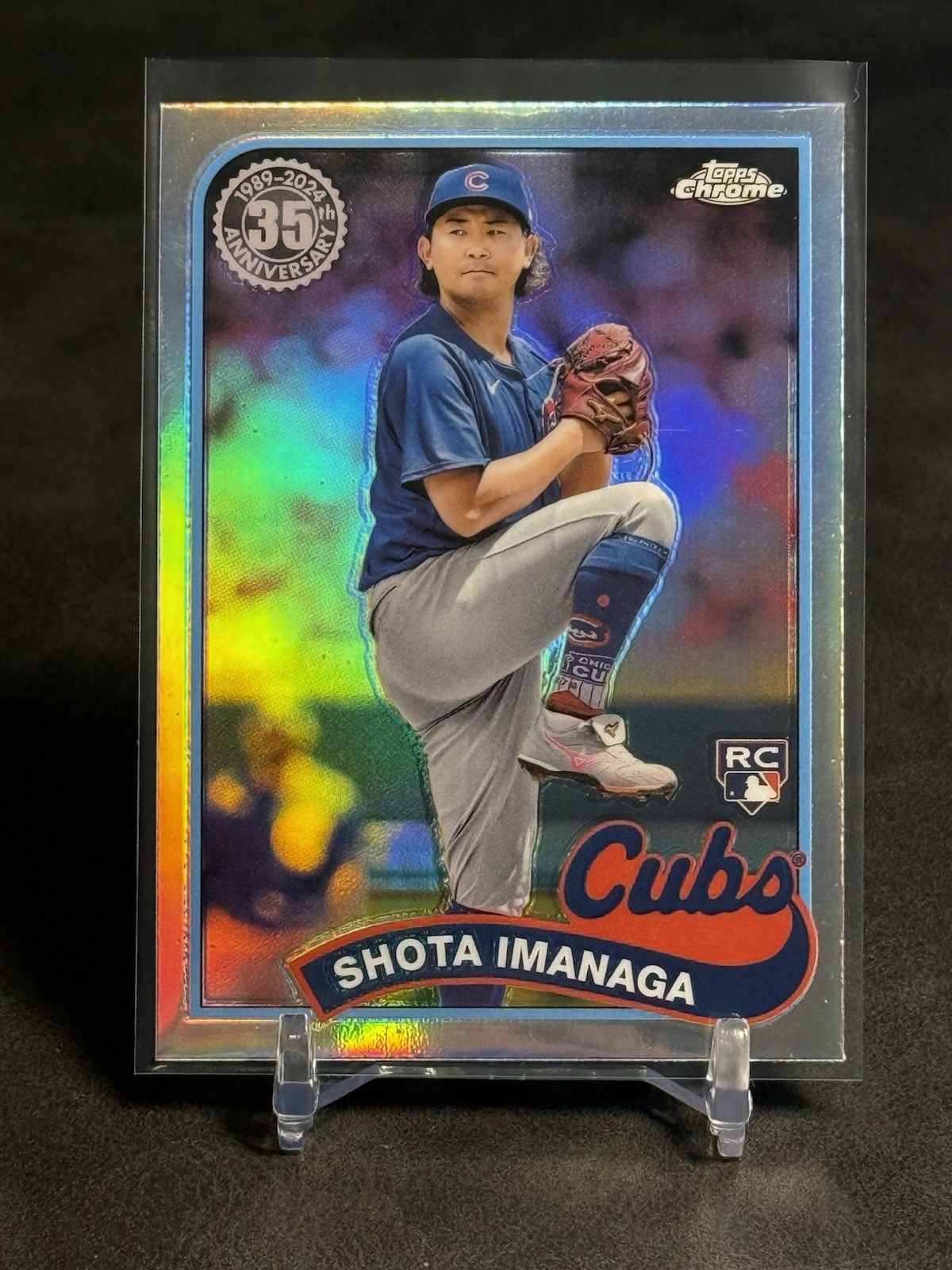 2024 Topps Chrome Update Shota Imanaga Rookie RC 1989 35th Ann. Ref. 89CU-7 Cubs