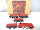 Marx 575 Mechanical Passenger Set Red CV Loco Boxed Prewar O gauge X7671