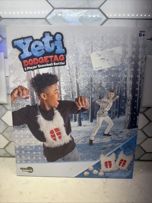 Yeti Dodgetag 2 Player Snowball Battle! New In Box