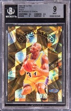Shaquille O’Neal 1997 Fleer Ultra Gold Stars #4 BGS 9 Mint 💎📈💥 SP