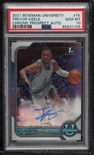 2021-22 Bowman U Chrome Prospect Refractor Trevor Keels PSA 10 GEM MT Auto 19fe