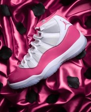 Jordan 11 Pink Rose/White Women's Size US 5.5-11